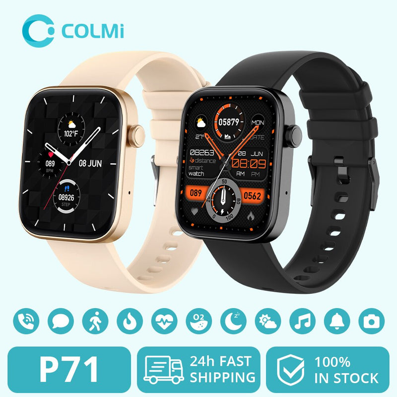 COLMI-P71 Smartwatch  IP68 impermeável